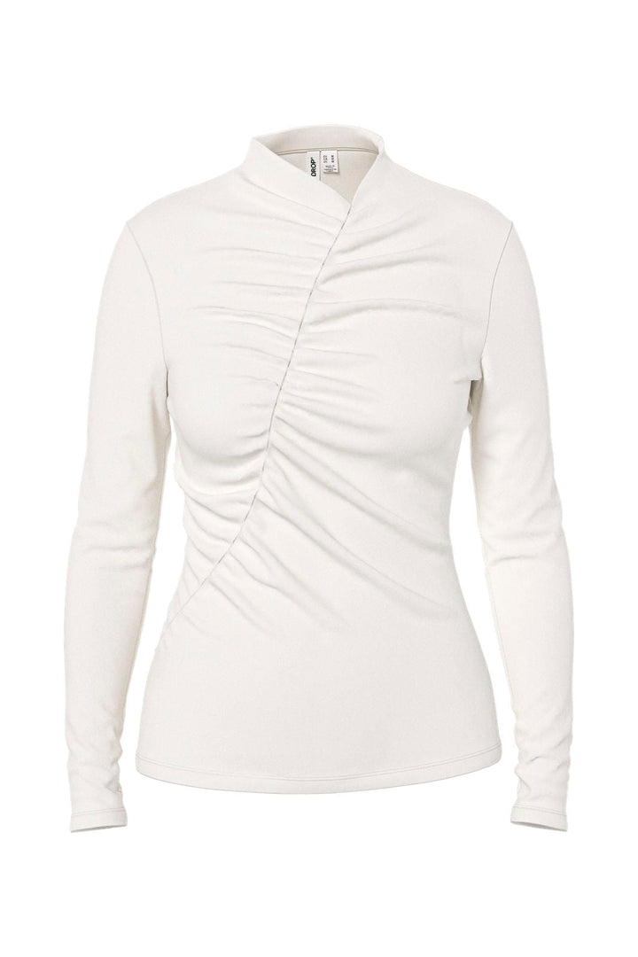 Hypedrop - Hdfrida Ls Gathered Top 32000756 - 5175615 - Cloud Dancer