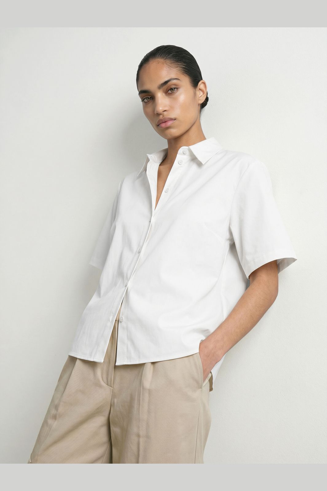 Hypedrop - Hdhailey Ss Boxy Shirt 32000776 - 5180417 - Cloud Dancer