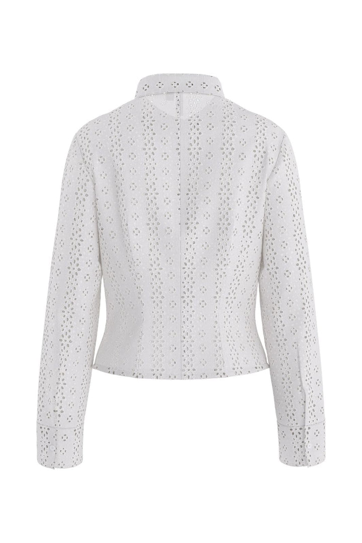 Hypedrop - Hdmarlee Ls Fitted Shirt 32000888 - 5199085 - White