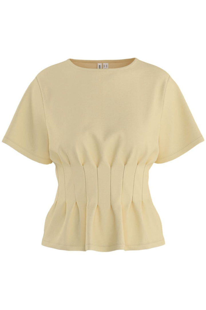 Hypedrop - Hdsana Ss Pleated T-Shirt 32001017 - 5220667 - Anise Flower