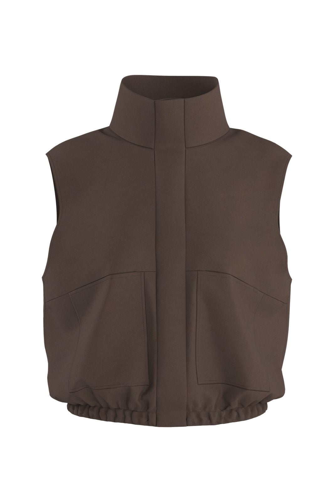 Hypedrop - Hdsasha Sl High Collar Vest 32001018 - 5220713 - Delicioso