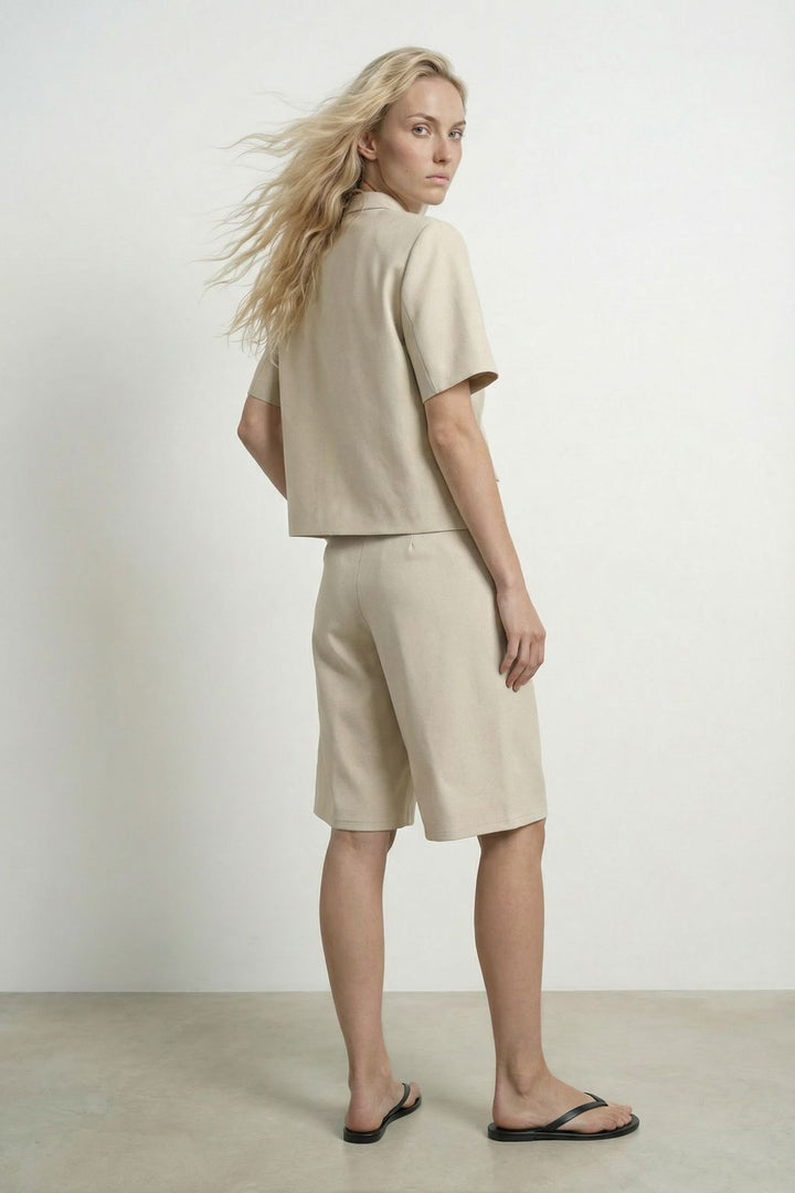 Hypedrop - Hdserena Bermuda Shorts 32001024 - 5220957 - Birch