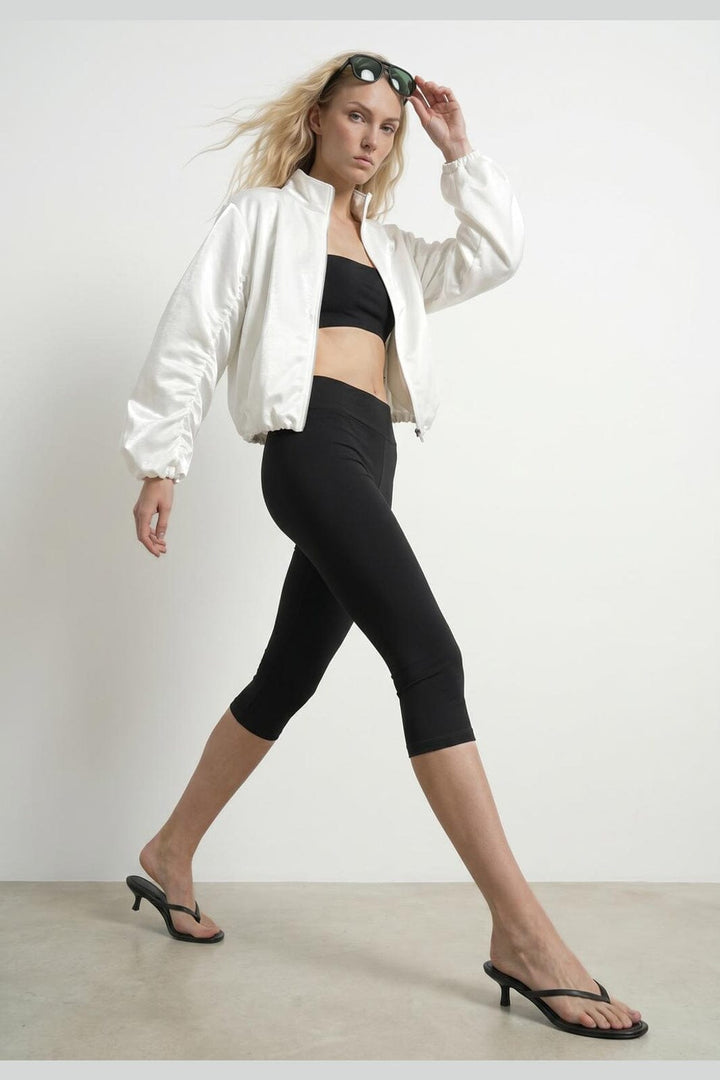 Hypedrop - Hdvallie Ls Zip Top 32001085 - 5236244 - White