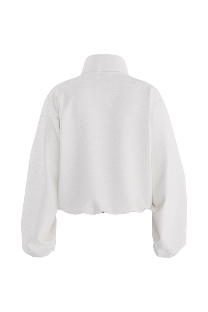 Hypedrop - Hdvallie Ls Zip Top 32001085 - 5236244 - White