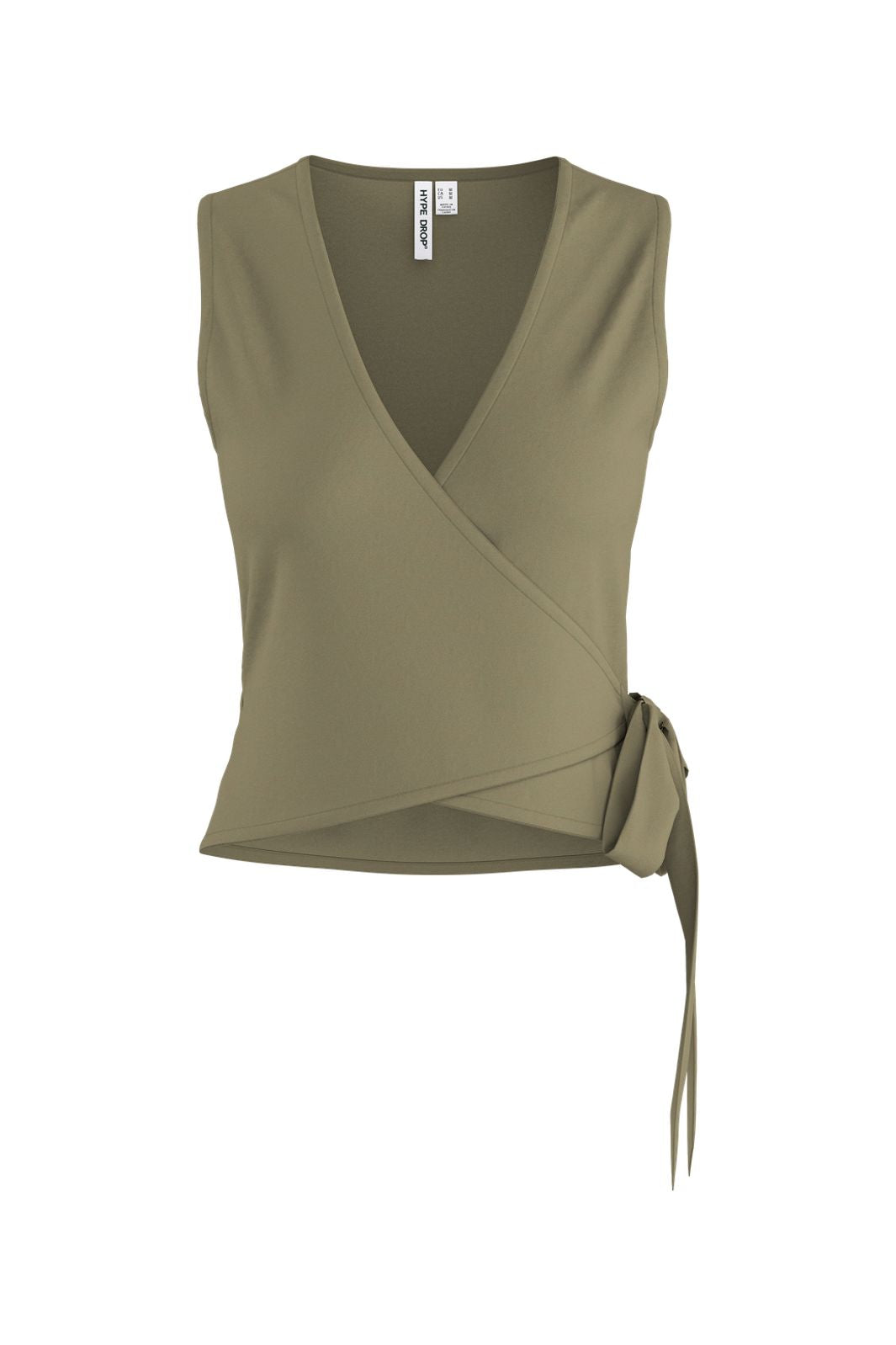 Hypedrop - Hdvina Sl Wrap Top 32001083 - 5233271 - Tea Leaf