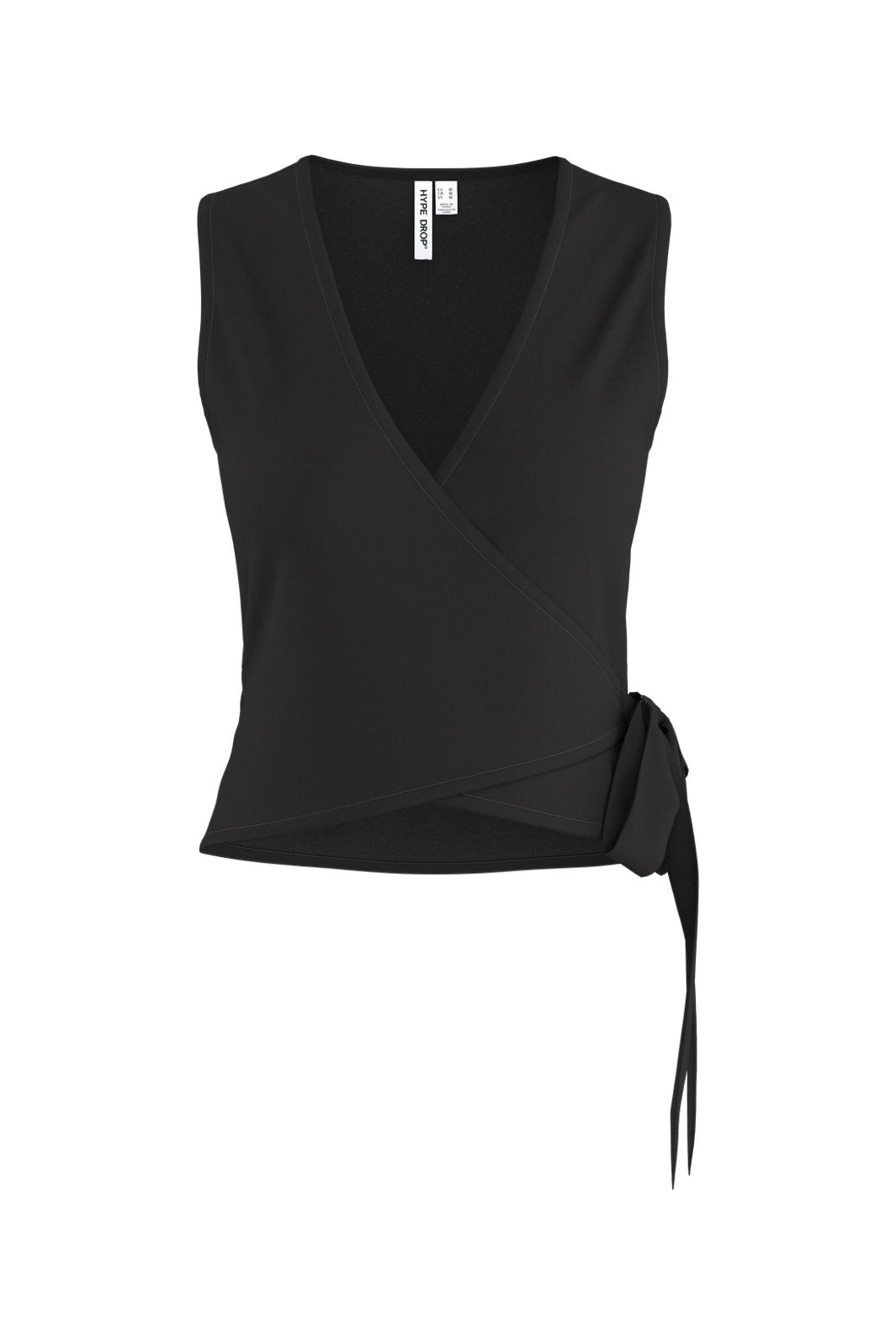 Hypedrop - Hdvina Sl Wrap Top 32001083 - 5236248 - Black