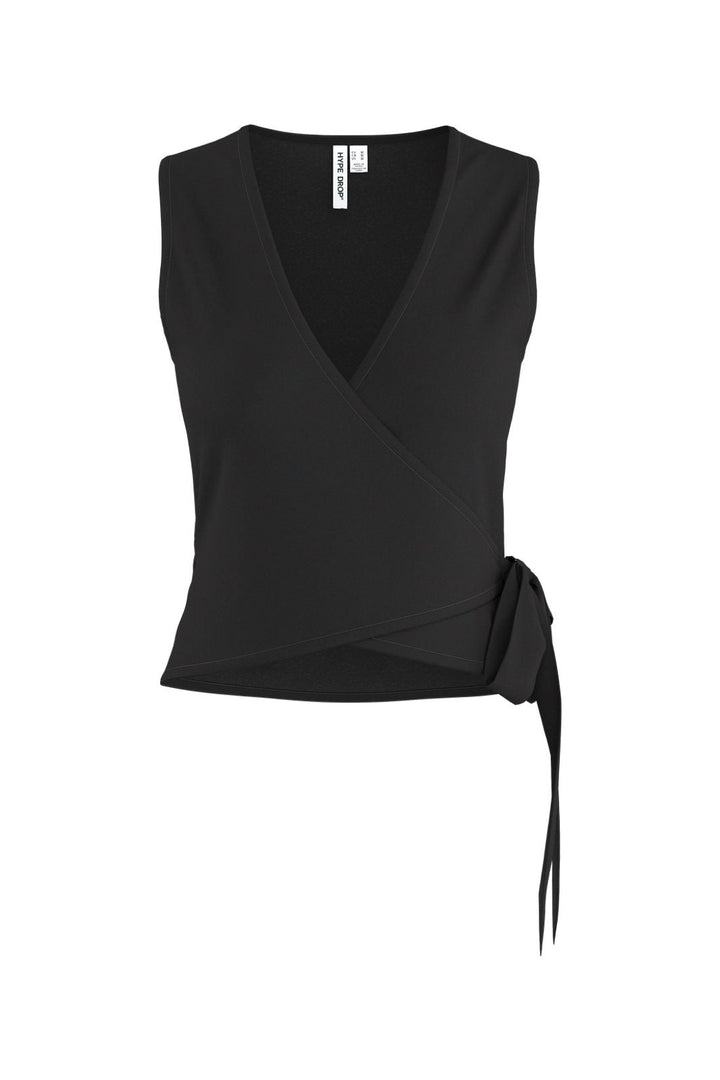Hypedrop - Hdvina Sl Wrap Top 32001083 - 5236248 - Black