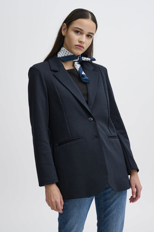 Ichi - Ihkate Sus Oversize Bl - Total Eclipse Blazere 