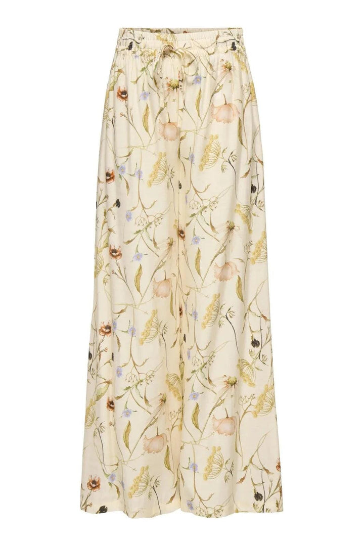 JDY - Jdyace Life Palazzo Pant - 4969857 Pristine 32-02-26 Meadow Flowers Bukser 
