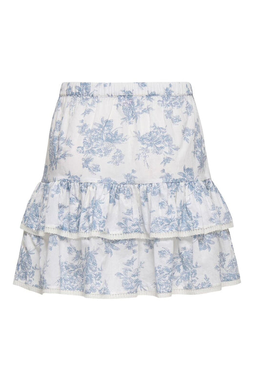 JDY - Jdyalberte Layer Skirt - 5026898 Cloud Dancer 26-02-26 Abstract Flowers