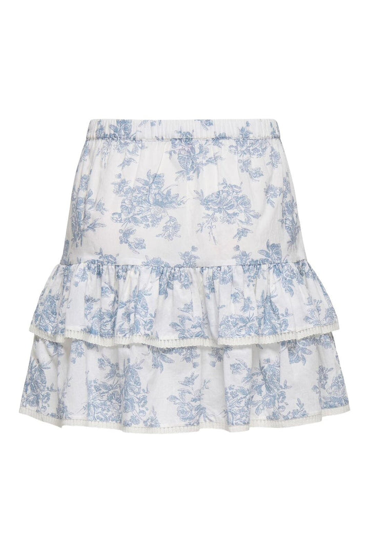 JDY - Jdyalberte Layer Skirt - 5026898 Cloud Dancer 26-02-26 Abstract Flowers