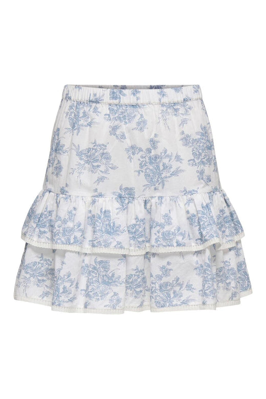 JDY - Jdyalberte Layer Skirt - 5026898 Cloud Dancer 26-02-26 Abstract Flowers