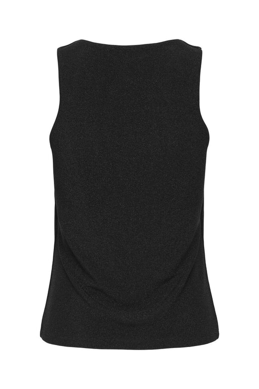 JDY - Jdyanni S/L O Neck Tank Top Dia - 4883287 Black Black Lurex