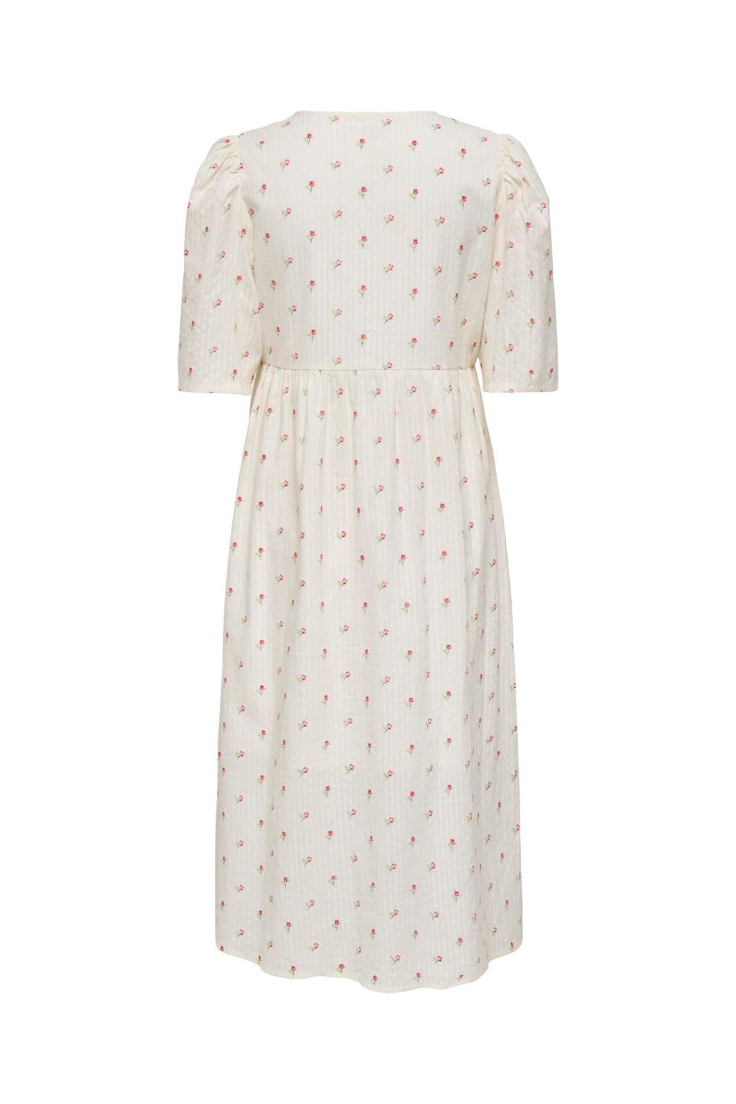 JDY - Jdyastrid 2/4 Midi Dress - 5026858 Cloud Dancer 25-02-26 Flower Detail