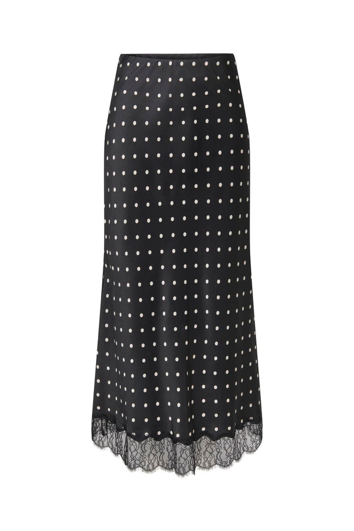 JDY - Jdycally Midi Skirt - 5093503 Black Cloud Dancer Dot