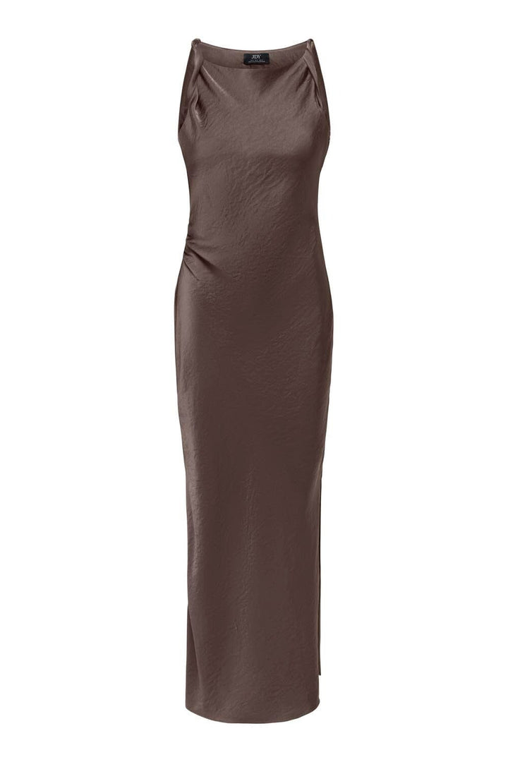 JDY - Jdycordelia Fitted Long Dress - 5172015 Chocolate Brown Kjoler 