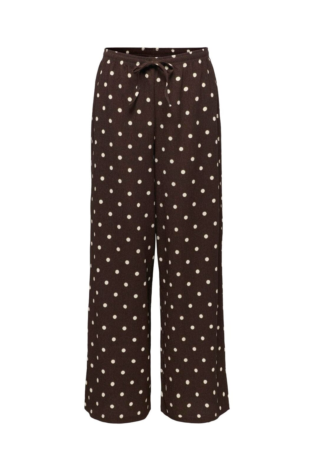 JDY - Jdydebbie New Loose Pant Dia - 5058908 Coffee Bean Sandshell Dot