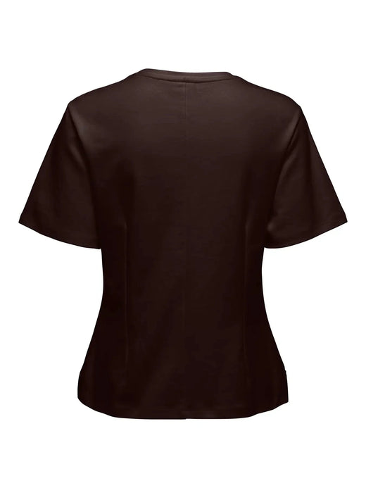 JDY - Jdyeva S/S Top - 4978530 Black Coffee T-shirts 