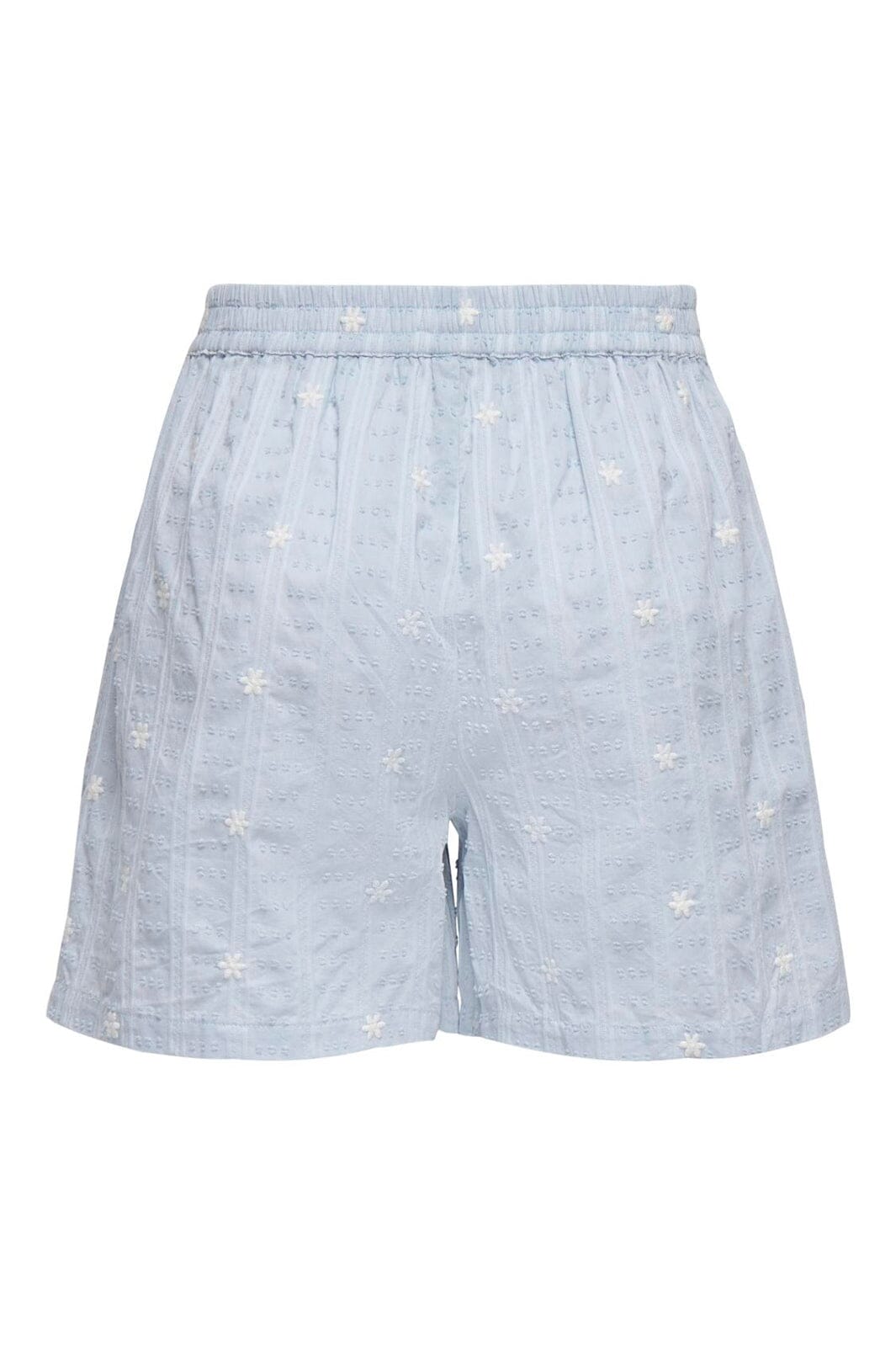 JDY - Jdyfia Embroidery Shorts - 5039806 Cashmere Blue Small Flower Emb