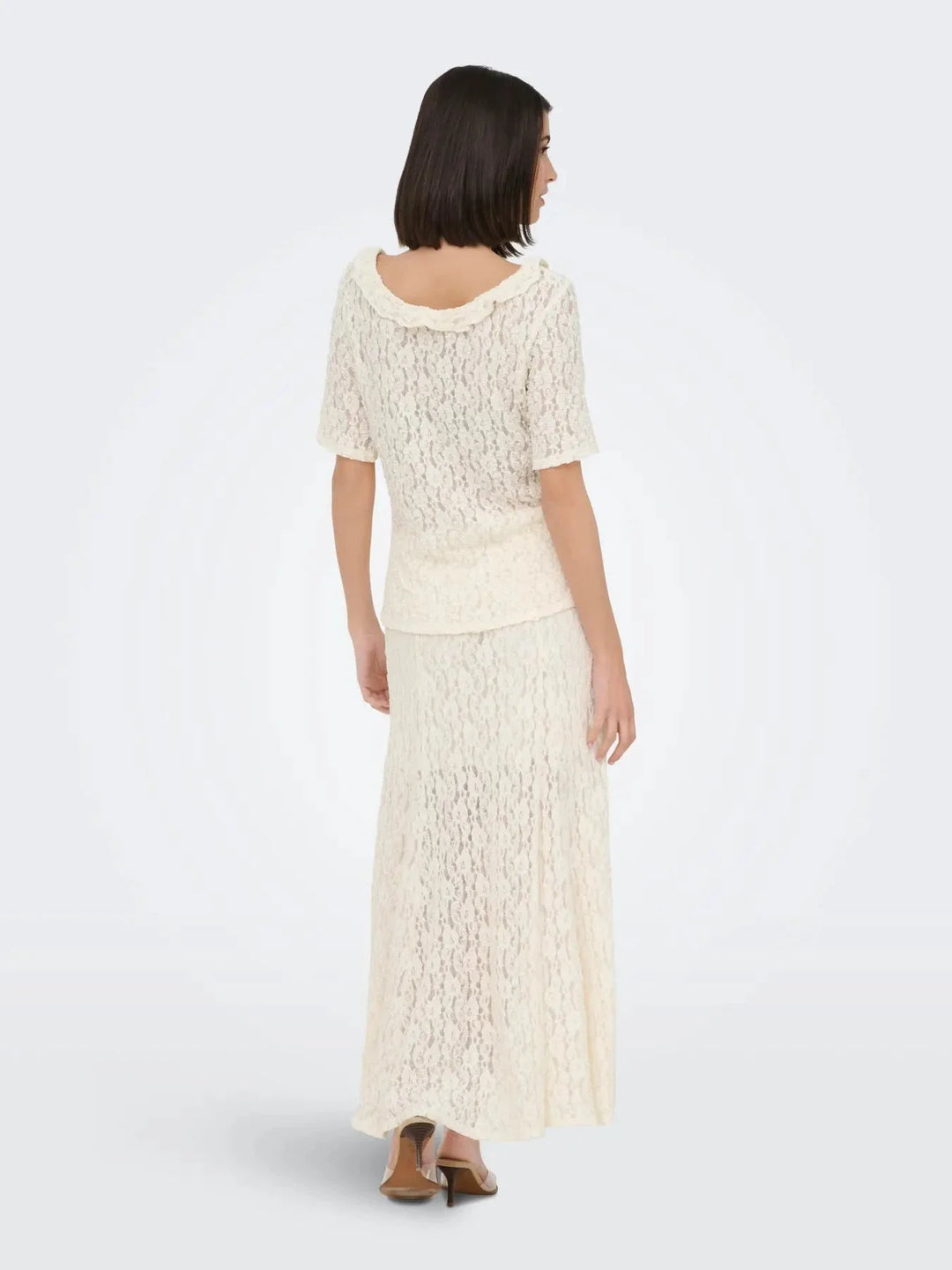 JDY - Jdygallas Long Lace Skirt - 4987045 Pristine Nederdele 