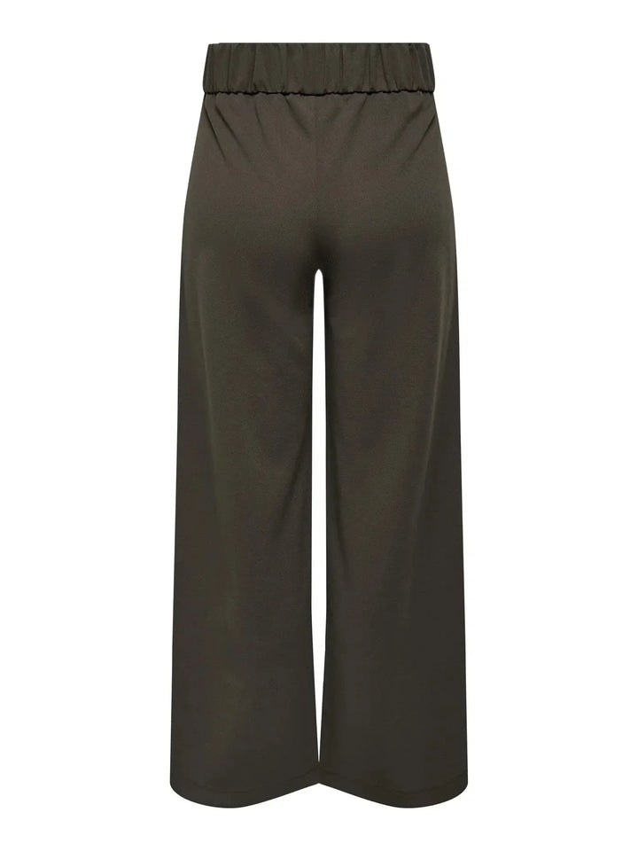 JDY - Jdygeggo Life New Long Pant - 4071962 Chocolate Brown Black Buttons Bukser 
