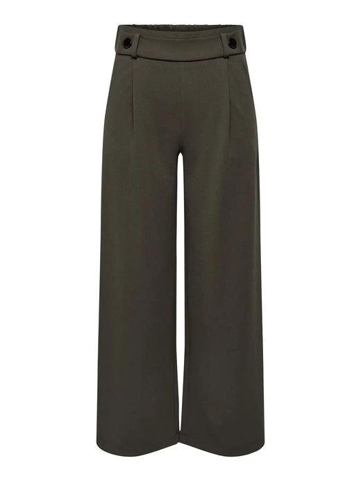 JDY - Jdygeggo Life New Long Pant - 4071962 Chocolate Brown Black Buttons Bukser 