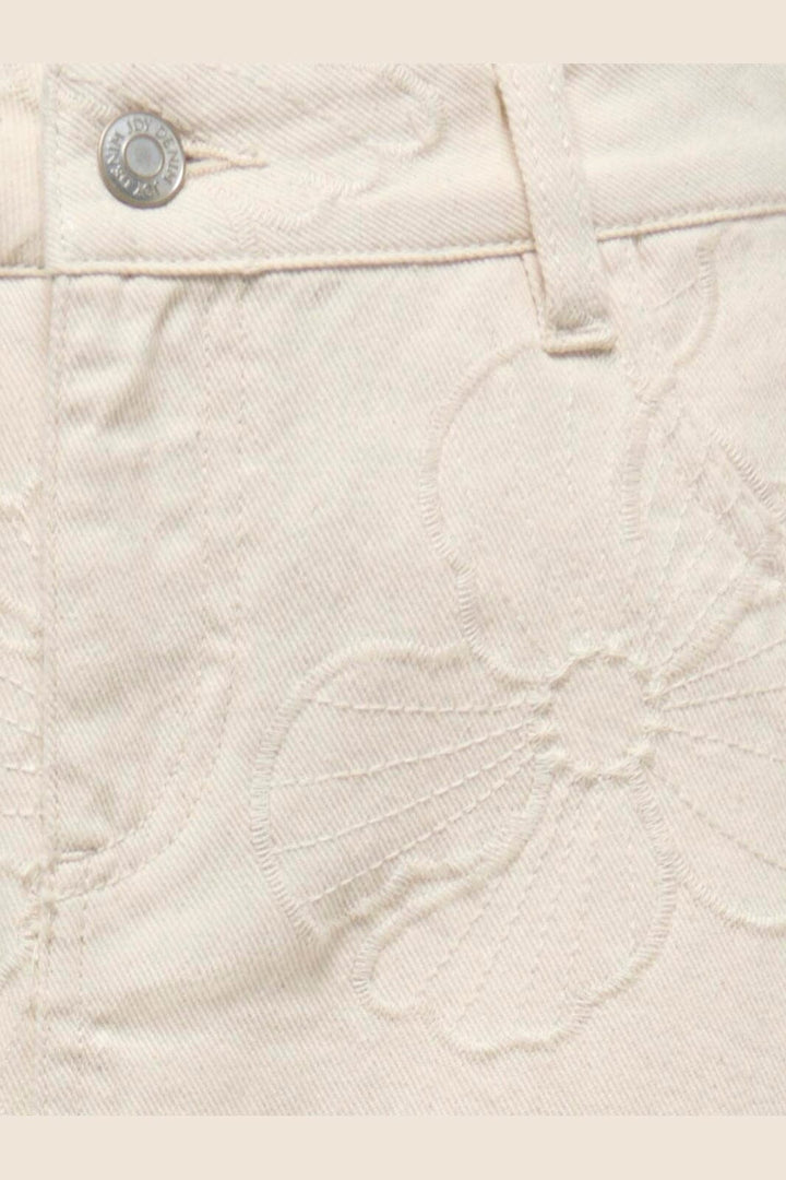JDY - Jdyhavanna Emb Skirt - 5140649 Ecru