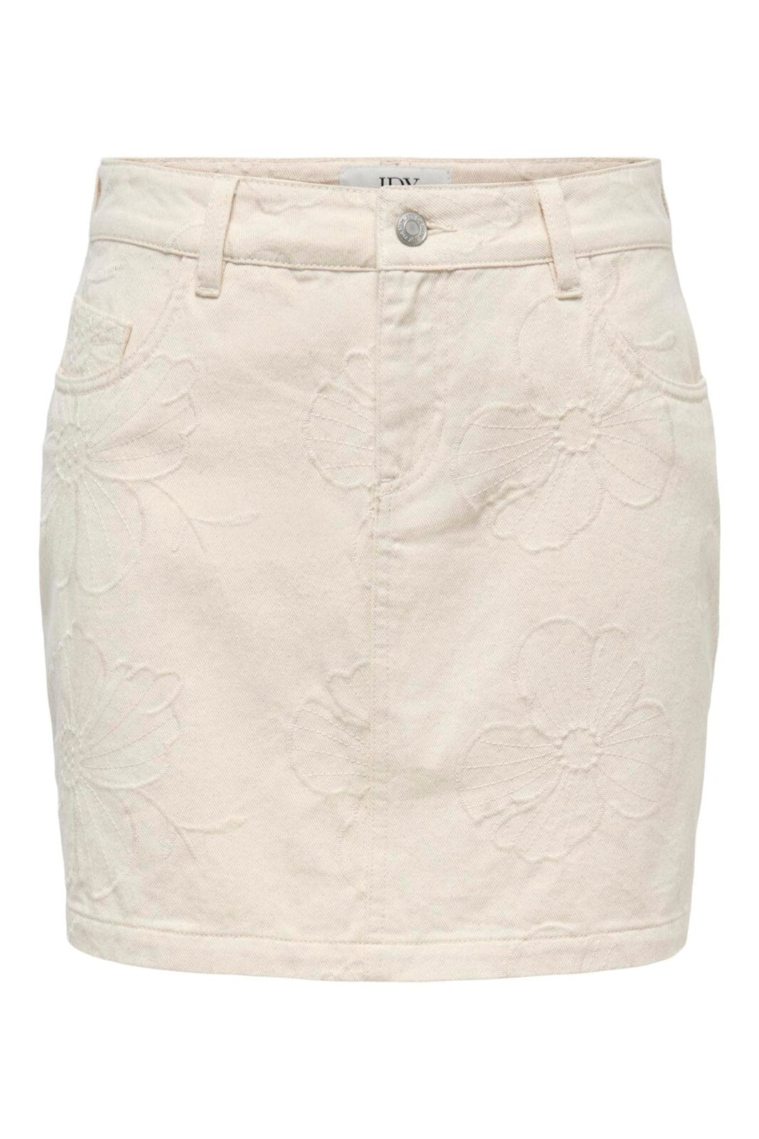 JDY - Jdyhavanna Emb Skirt - 5140649 Ecru