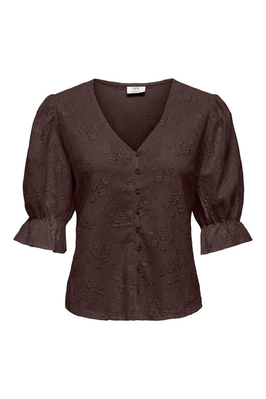 JDY - Jdyjakobe 2/4 Lace Top - 5102689 Coffee Bean