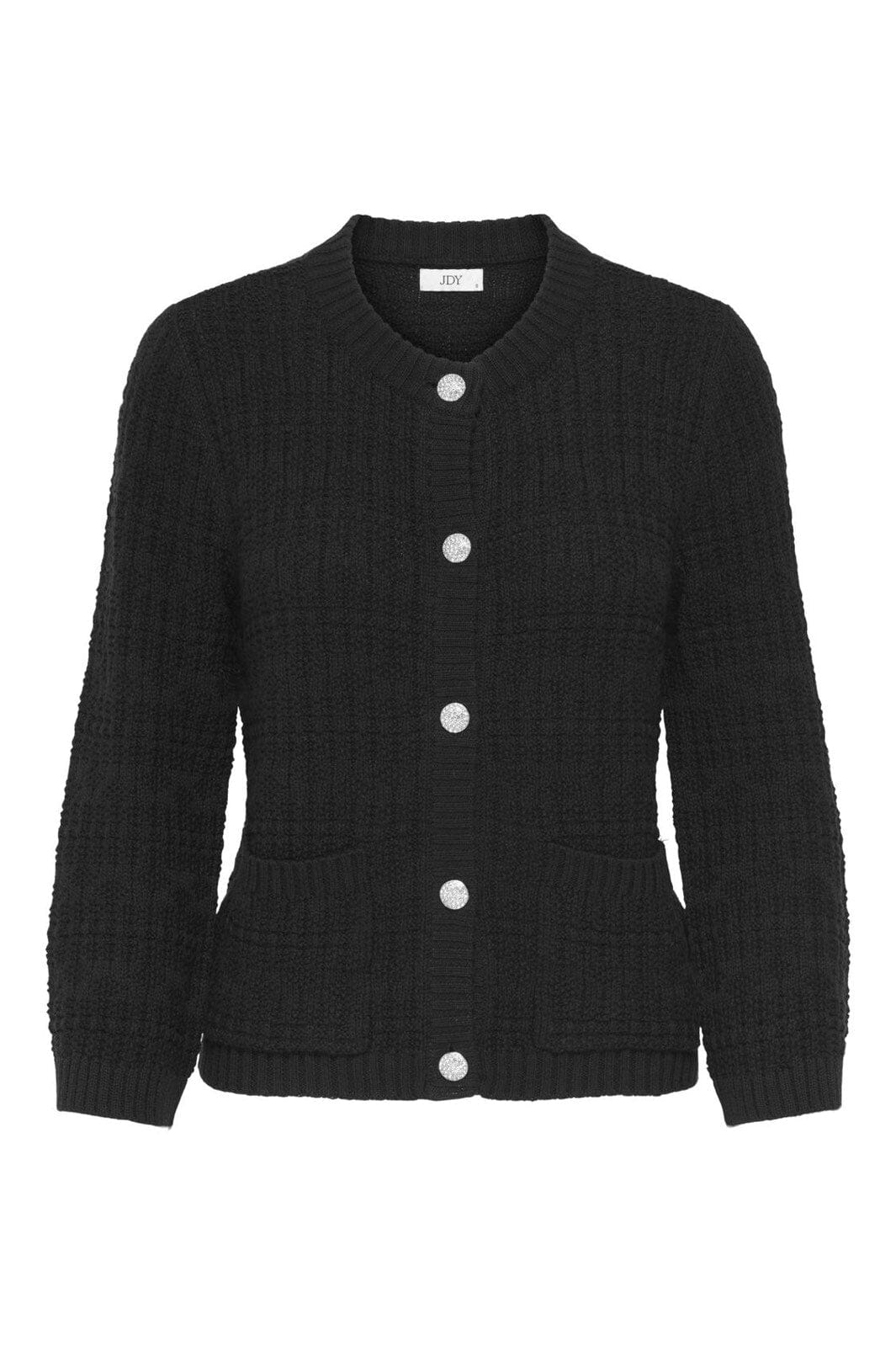 JDY - Jdyjanne 3/4 O-Neck Cardigan Knt - 4863855 Black