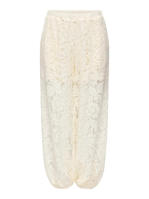 JDY - Jdyjulia Lace Balloon Pant - 5127283 Egret Bukser 
