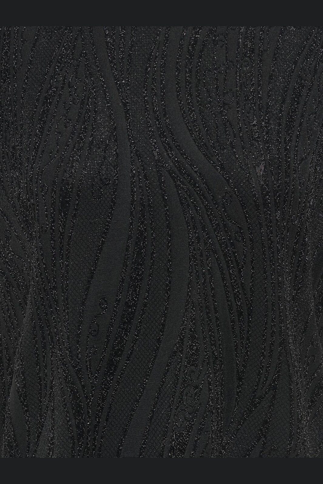 JDY - Jdykiwi S/S O Neck Top - 5173951 Black Glitter