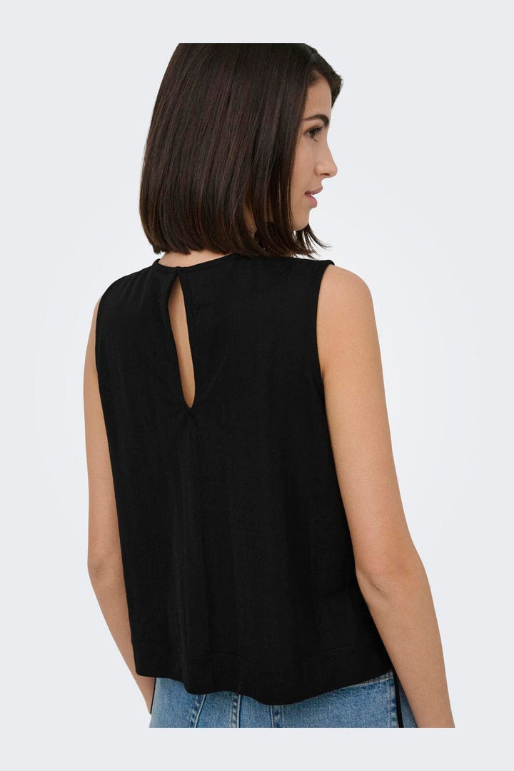 JDY - Jdyleslie S/L Bow Top - 5014869 Black