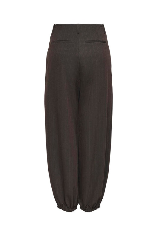JDY - Jdymadeline Balloon Pant - 5151605 Chocolate Torte Tobacco Pin Stripe