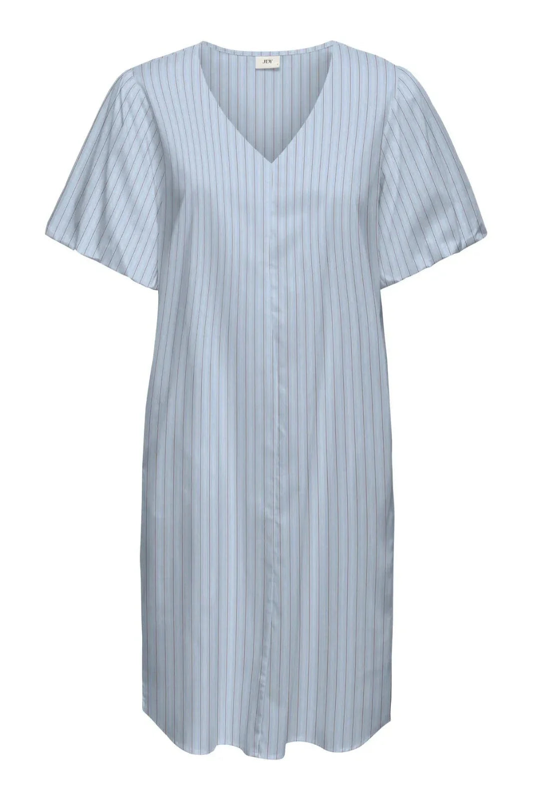 JDY - Jdymio 2/4 Mididress Dia - 5049556 Cashmere Blue 01-02-26 White & Toasted Coconut Kjoler 