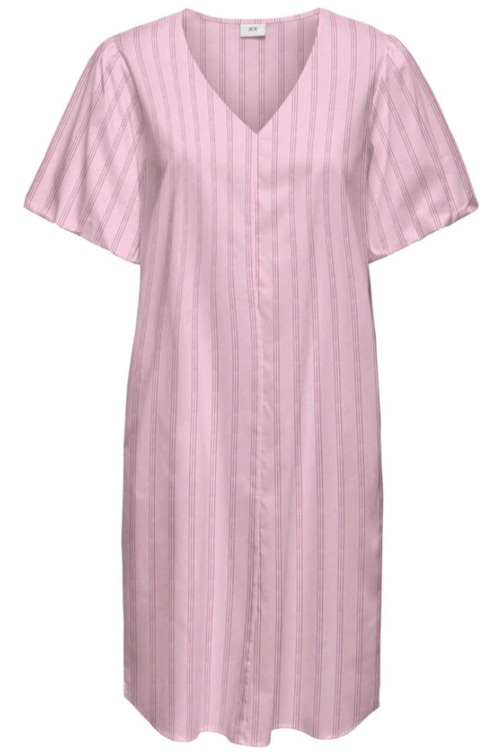 JDY - Jdymio 2/4 Mididress Dia - 5049563 Pink Lady 05-02-26 Wild Orchid & Black Kjoler 