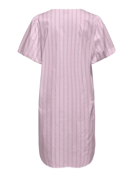 JDY - Jdymio 2/4 Mididress Dia - 5049563 Pink Lady 05-02-26 Wild Orchid & Black Kjoler 