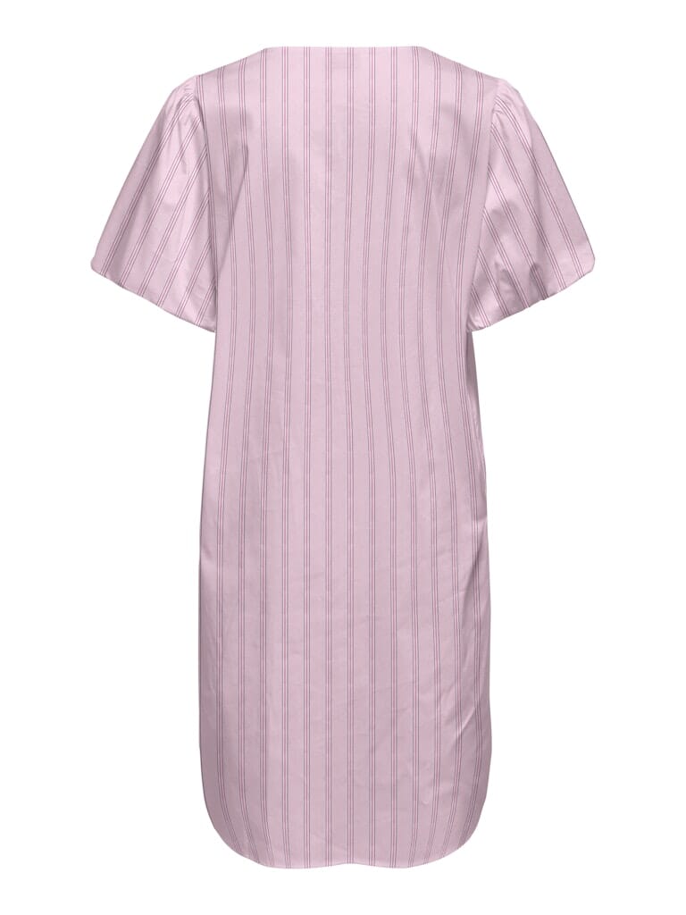 JDY - Jdymio 2/4 Mididress Dia - 5049563 Pink Lady 05-02-26 Wild Orchid & Black Kjoler 