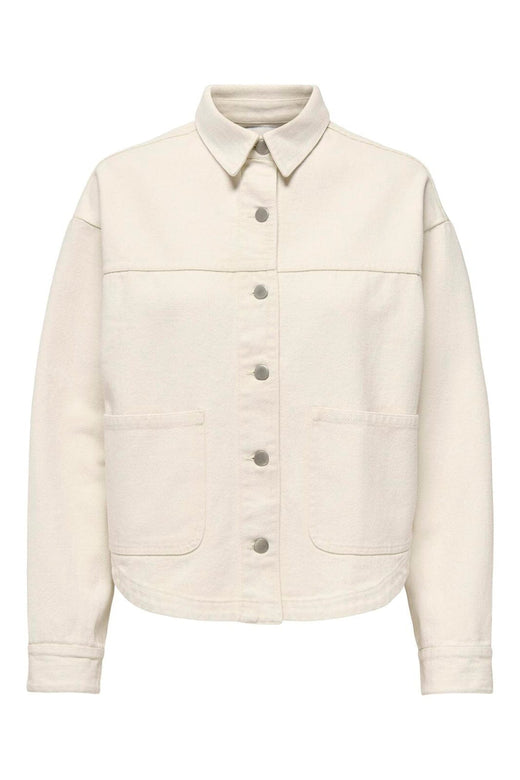 JDY - Jdynoma L/S Shacket - 4925072 Ecru