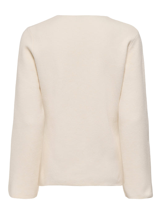 JDY - Jdyprime Life L/S V-Neck Cardigan Knt - 4989054 Whitecap Gray Cardigans 