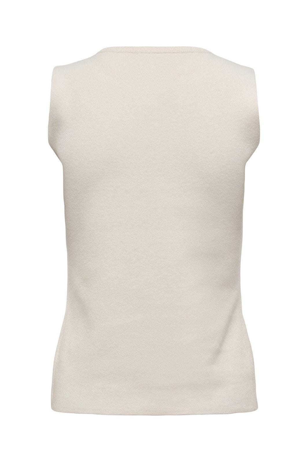 JDY - Jdyprime Life S/L On Fitted Vest Knt - 4875928 Whitecap Gray