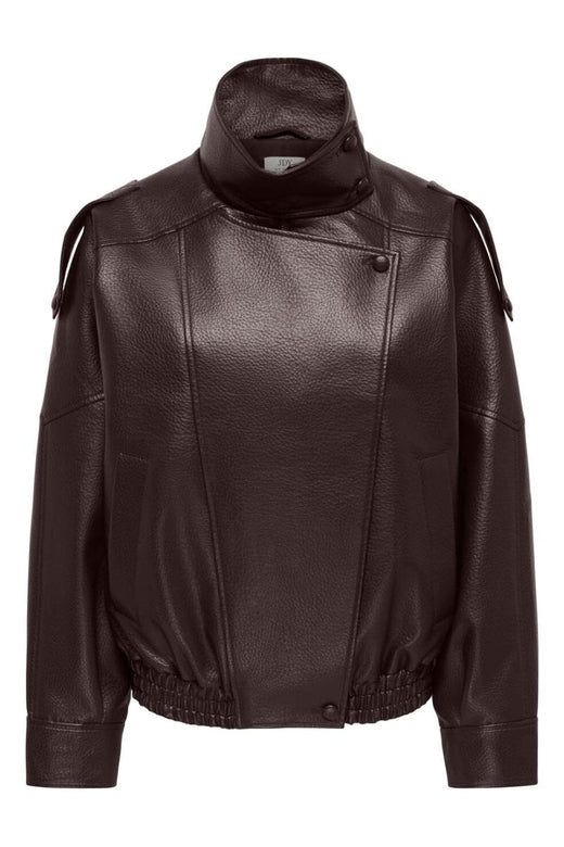 JDY - Jdyraye Pu Oversized Bomber Jacket - 5131697 Chocolate Torte