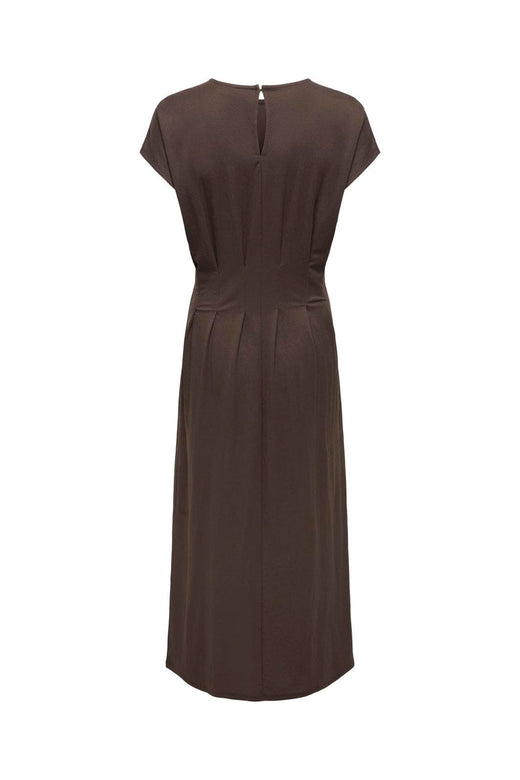JDY - Jdyrebekka Life S/S Midi Dress - 5057766 Chocolate Brown