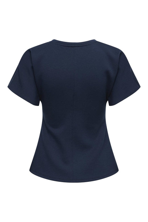 JDY - Jdysafina S/S Detail Top - 4926116 Black Iris