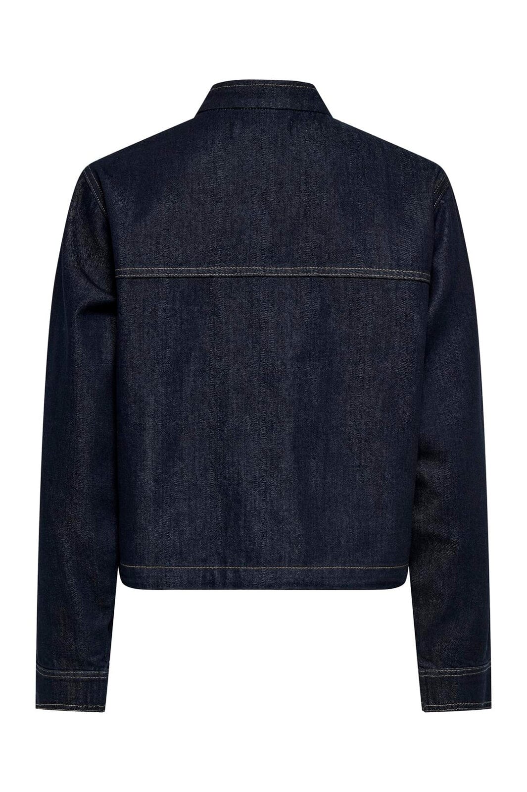 JDY - Jdysansa Bubble Hem L/S Jacket - 5041200 Dark Blue Denim Rinse