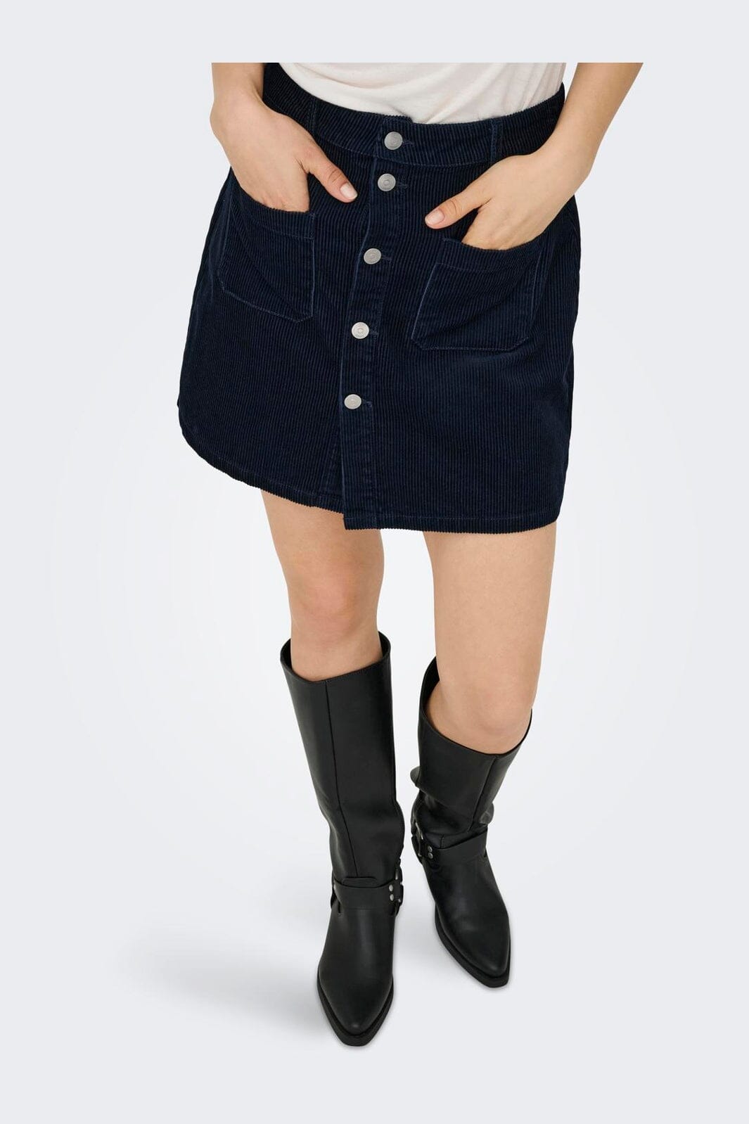 JDY - Jdyshiraz Corduroy Skirt - 4435331 Night Sky