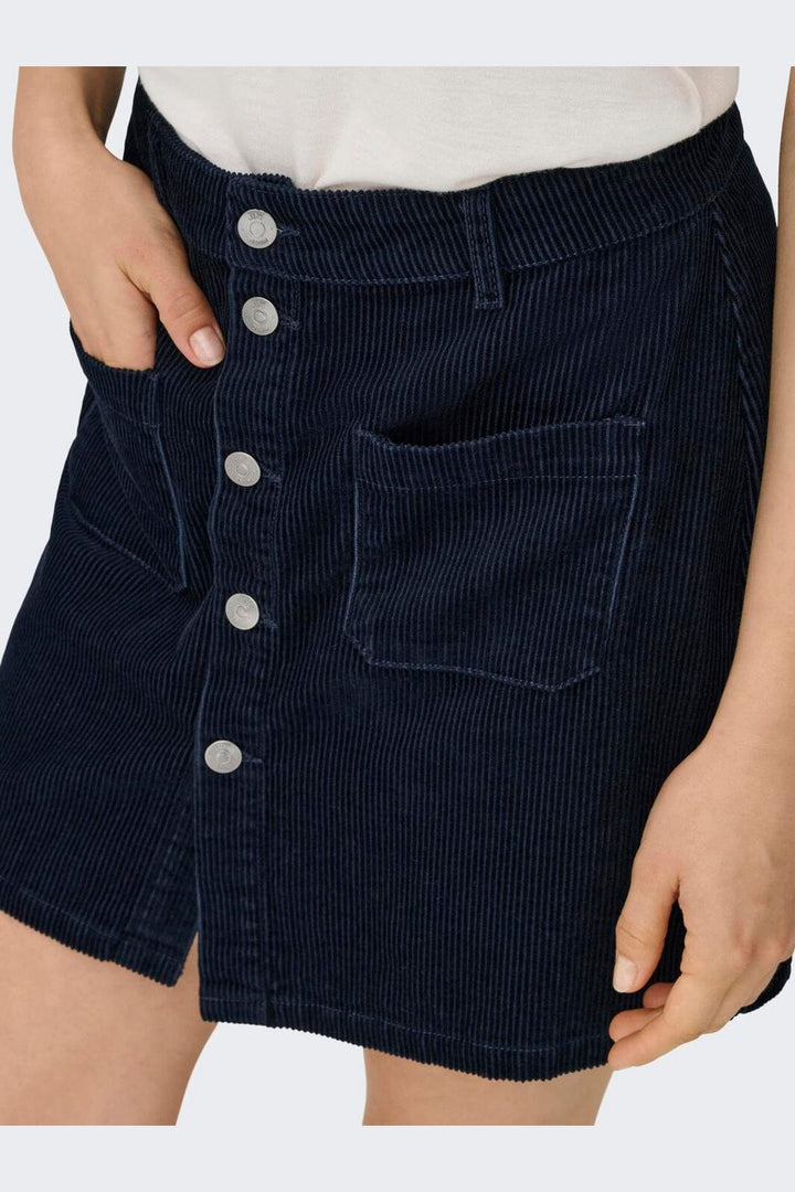 JDY - Jdyshiraz Corduroy Skirt - 4435331 Night Sky