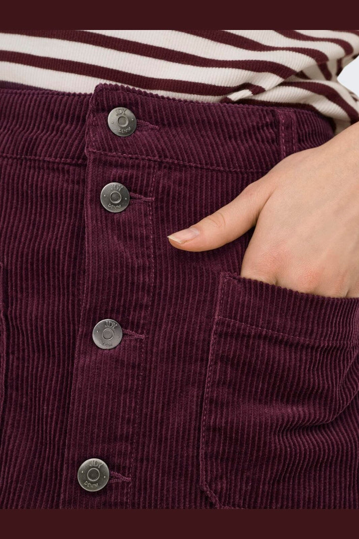 JDY - Jdyshiraz Corduroy Skirt - 4815192 Fig