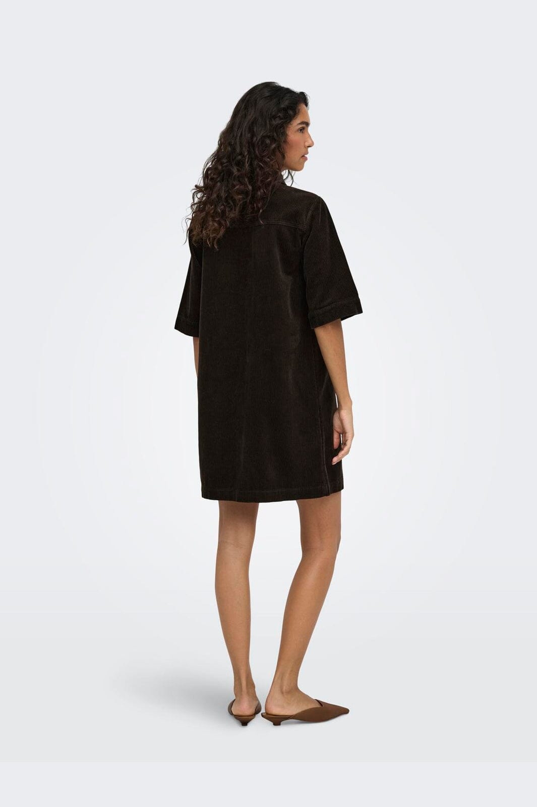 JDY - Jdyshiraz S/S Button Dress - 5002525 Chocolate Torte