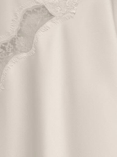 JDY - Jdysigrid S/L Asym Lace Dress - 5165585 Moonbeam Moonbeam Lace Kjoler 